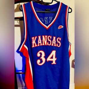 Vintage 95’ Paul Pierce University of Kansas Jayhawks Basketball Jersey